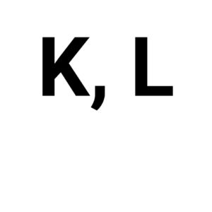 K, L